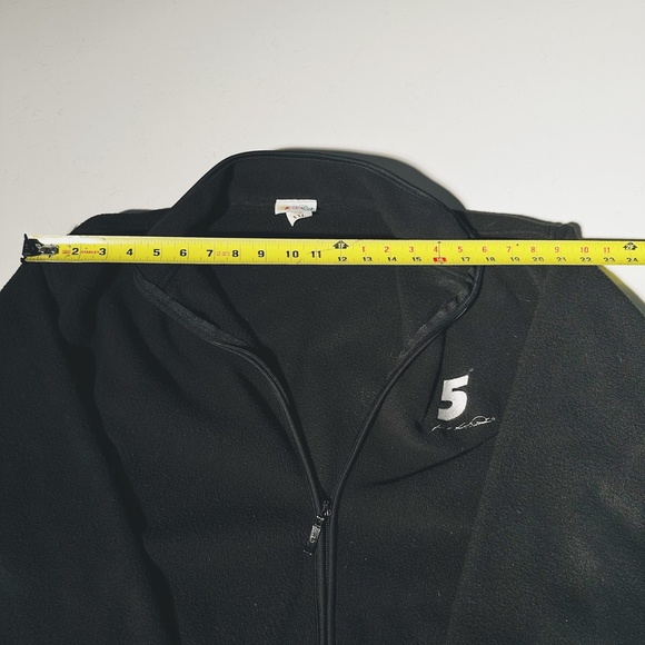 Nascar Black Zip up Sweater Men XXL - Picture 3 of 7